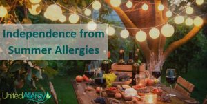 Tips for independence from summer allergy concerns