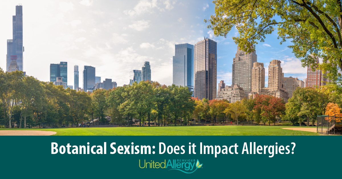 Botanical Sexism Does it impact allergy sufferers?