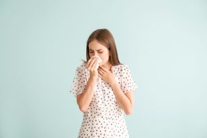 Allergic symptoms are similar to those of EoE